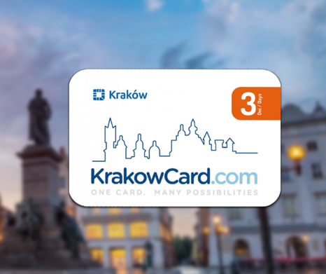 Krakowska Karta Turystyczna 3-dniowa (Muzea i Transport) Krakowska Karta Turystyczna 3-dniowa (Muzea i Transport)